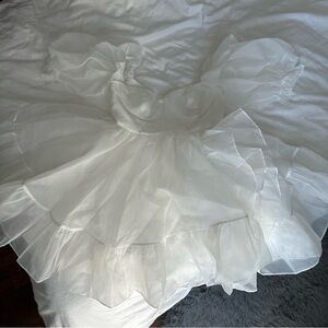 Selkie The Ivory Bebe Bloom Dress